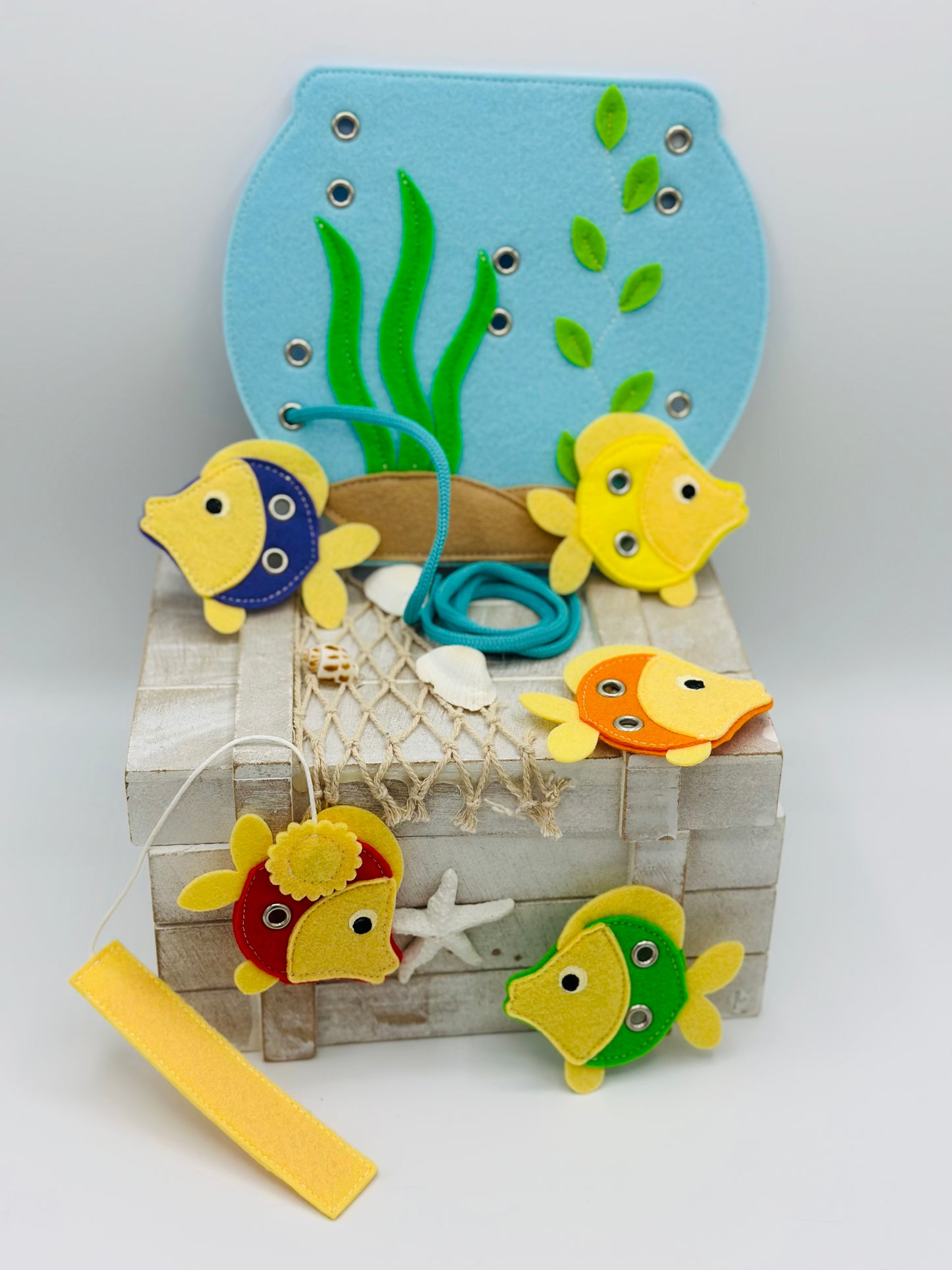Angelspiel und Fädelspiel „Aquarium“