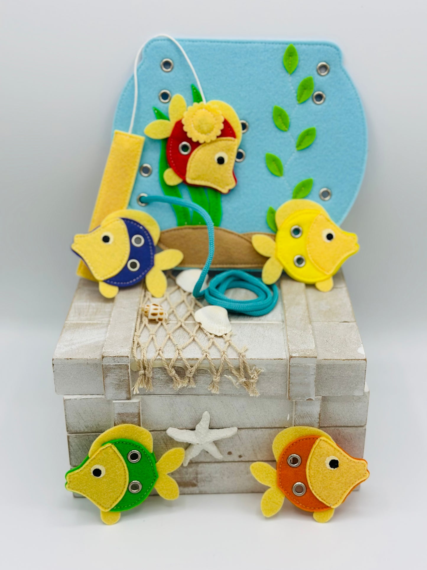 Angelspiel und Fädelspiel „Aquarium“