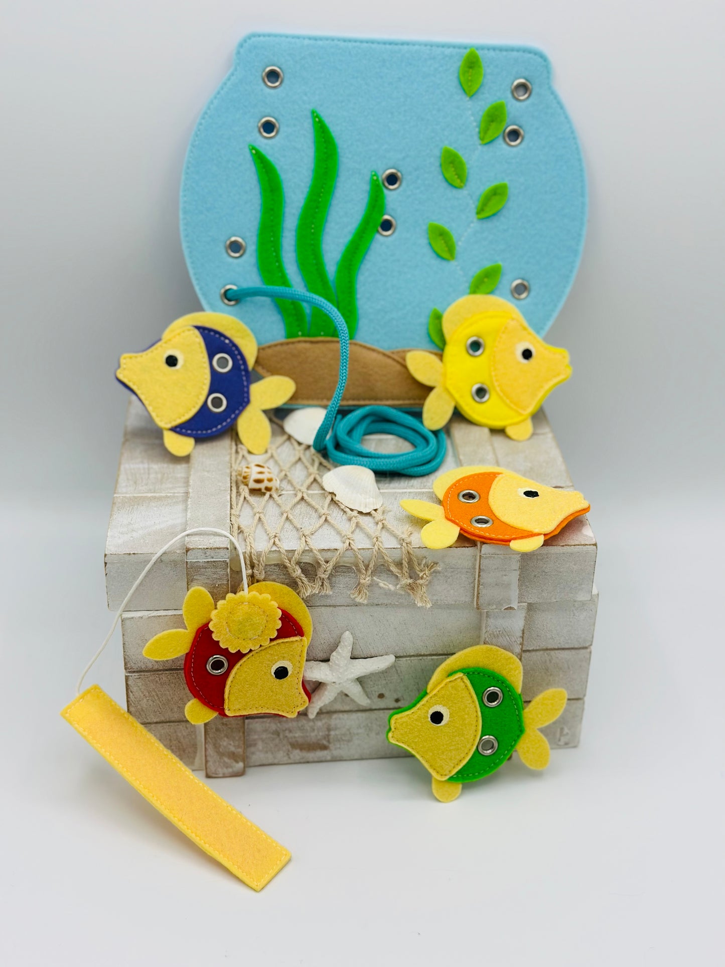 Angelspiel und Fädelspiel „Aquarium“