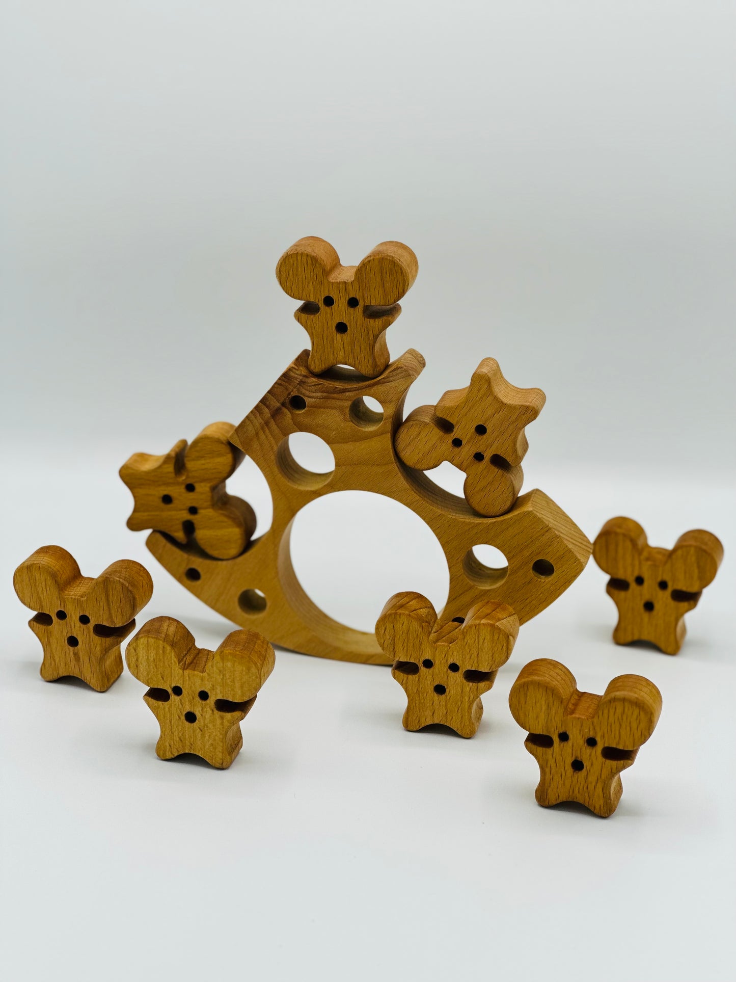 Balance-Spiel „Mice ans Chees“
