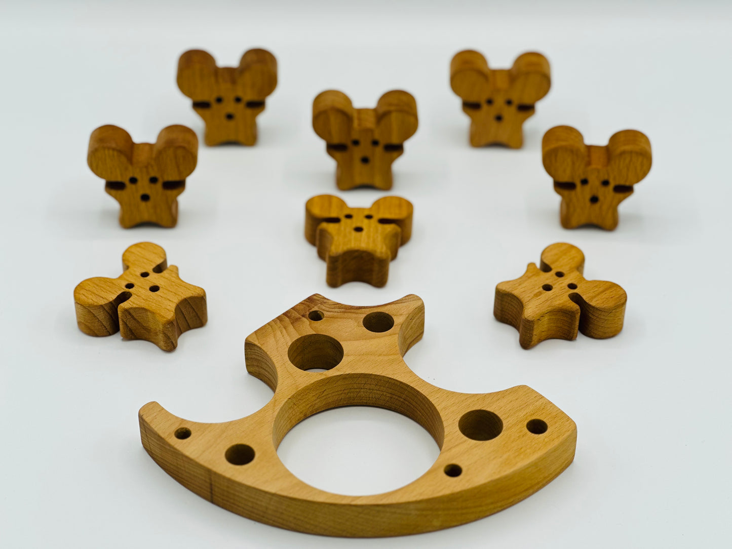 Balance-Spiel „Mice ans Chees“