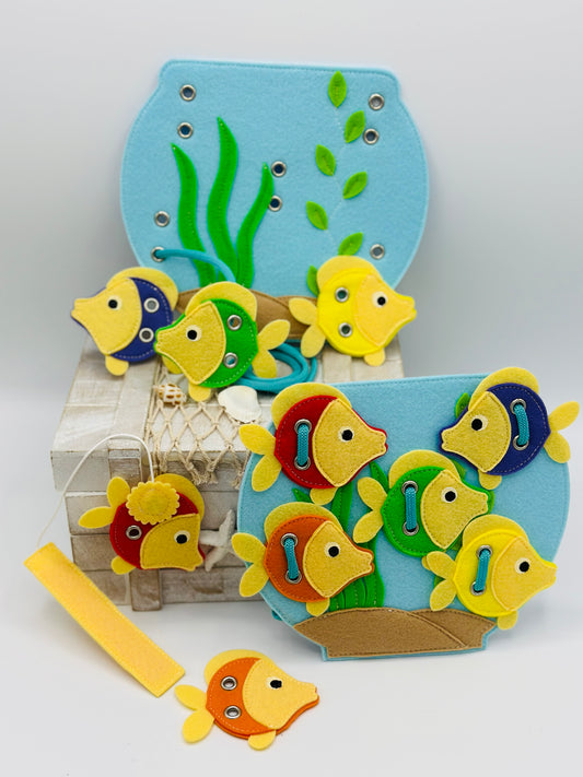 Angelspiel und Fädelspiel „Aquarium“