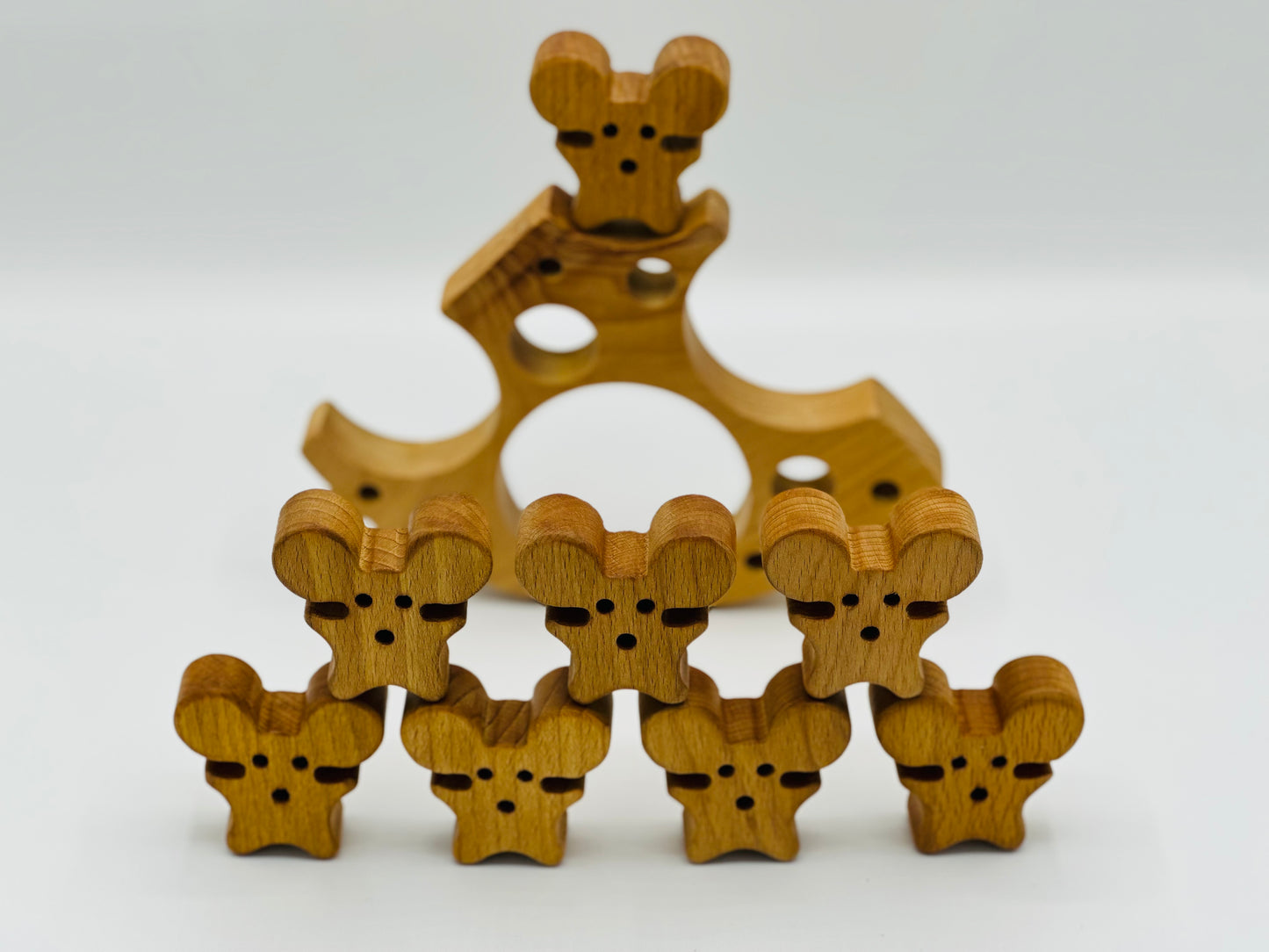Balance-Spiel „Mice ans Chees“