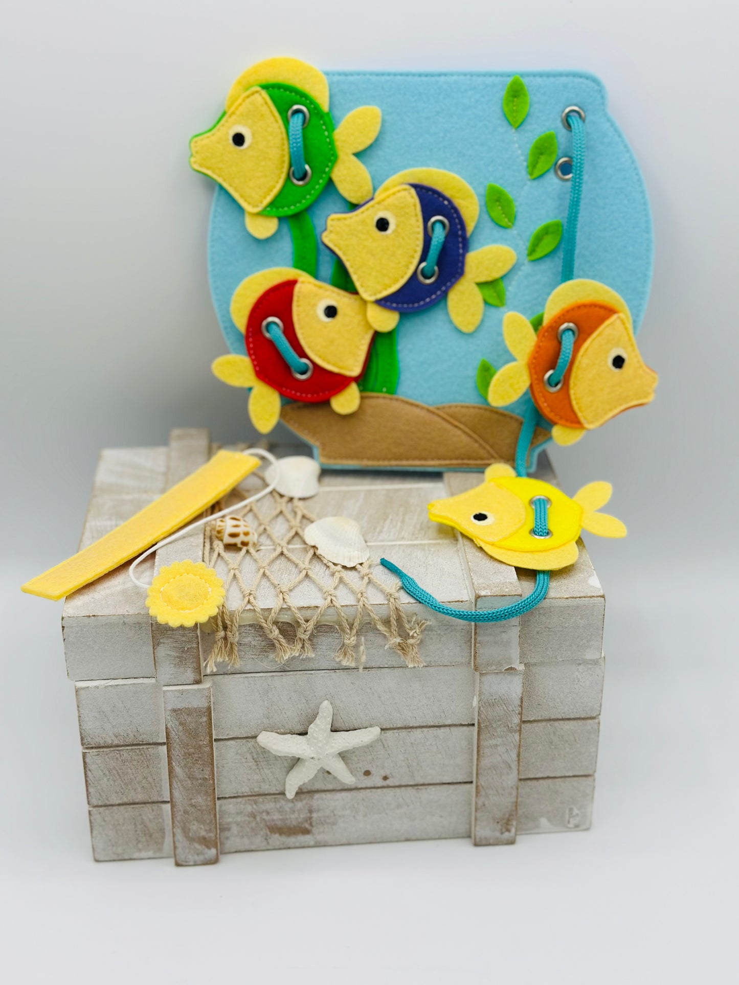 Angelspiel und Fädelspiel „Aquarium“