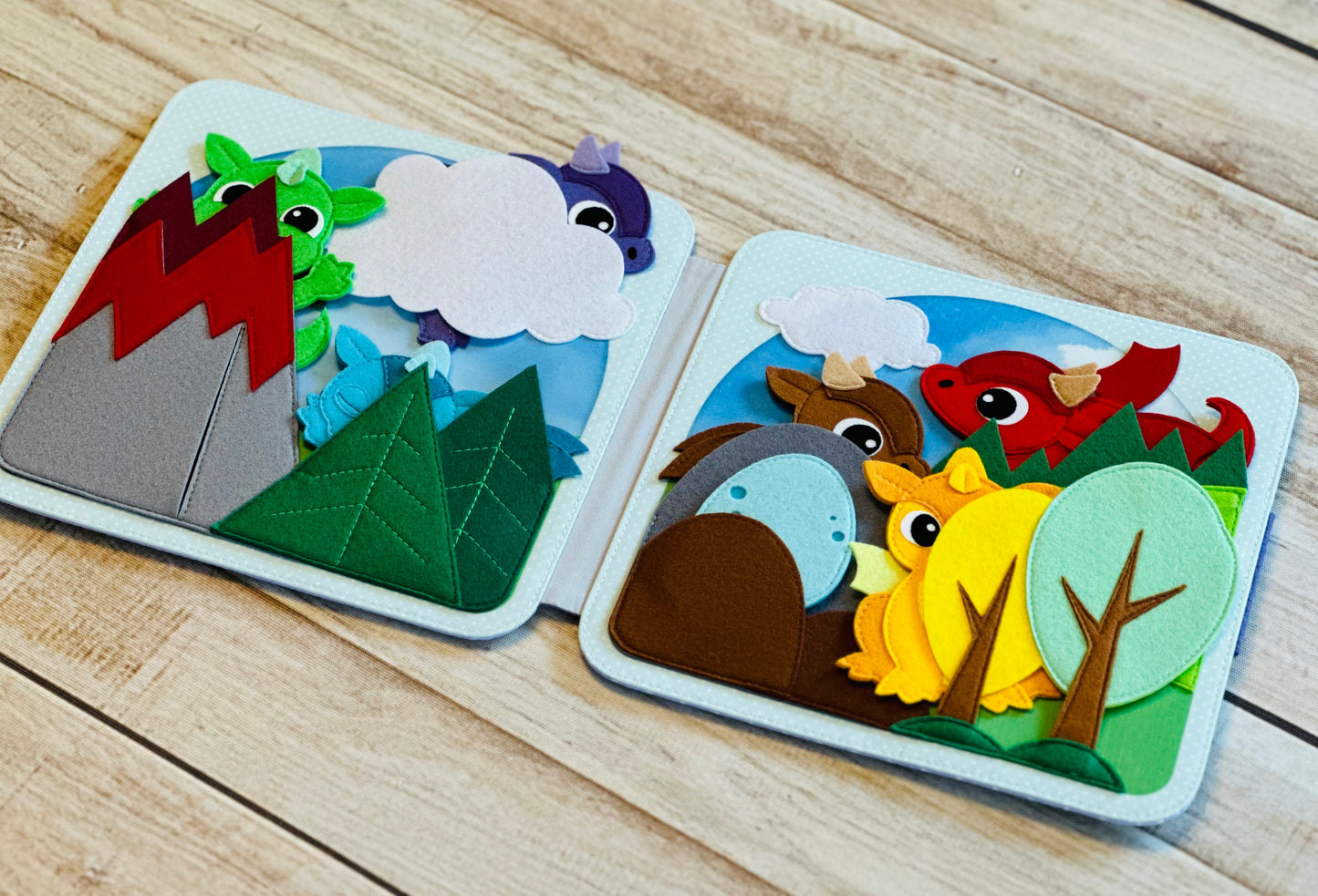 Quiet Book „Dinowelt“