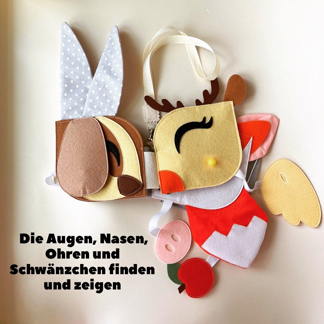 Mini Quiet Book „Hase“