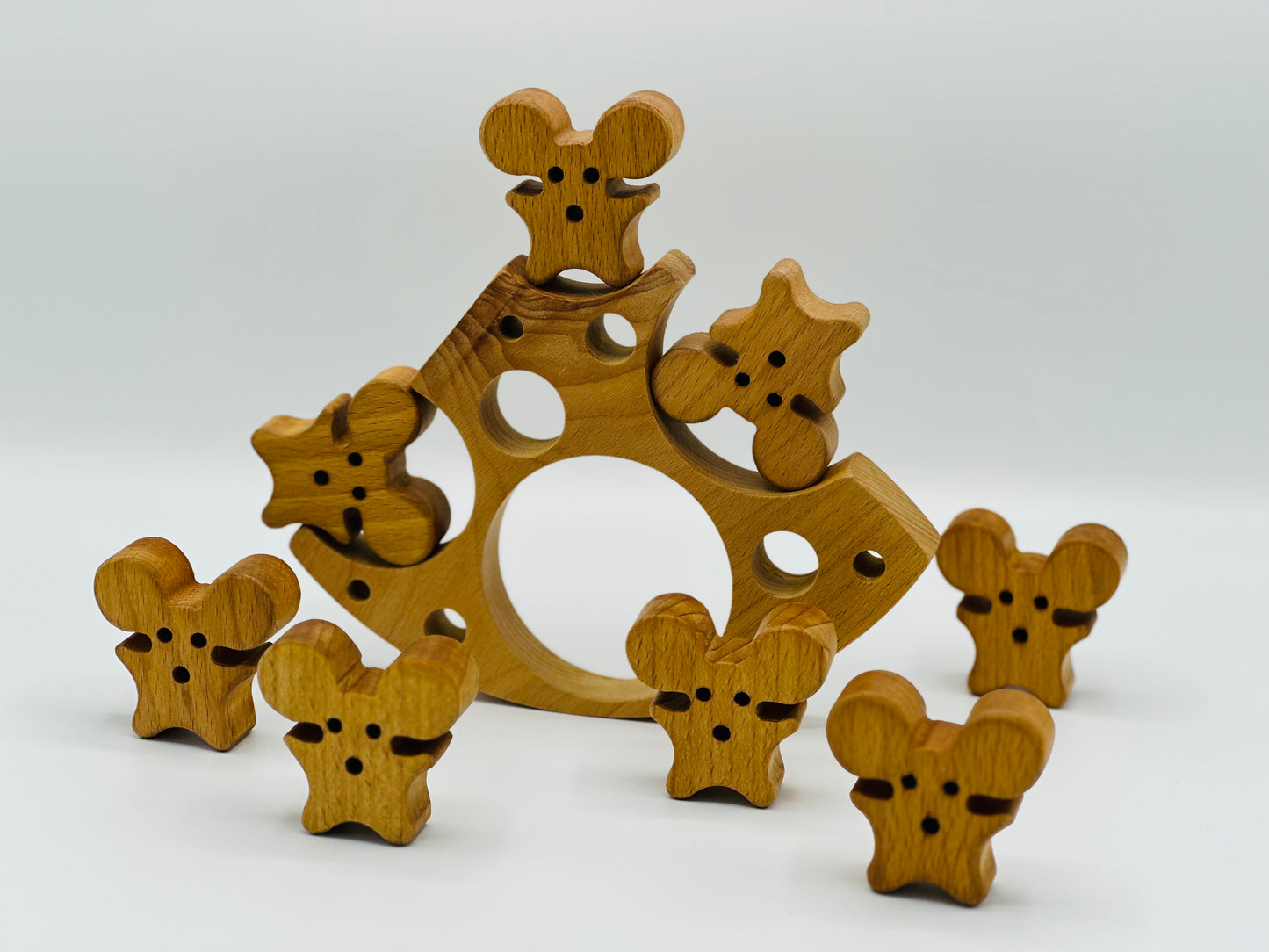 Balance-Spiel „Mice ans Chees“