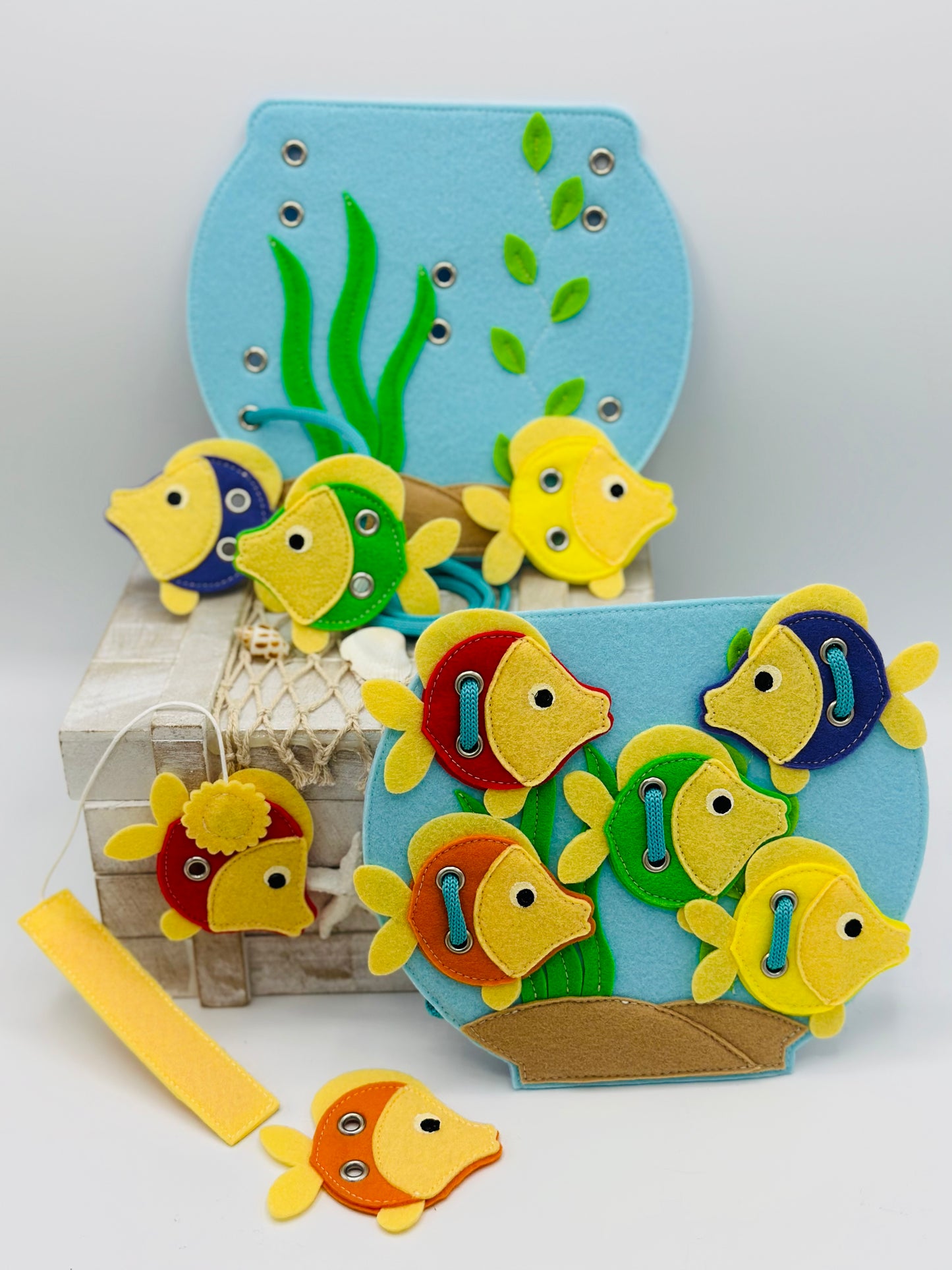 Angelspiel und Fädelspiel „Aquarium“
