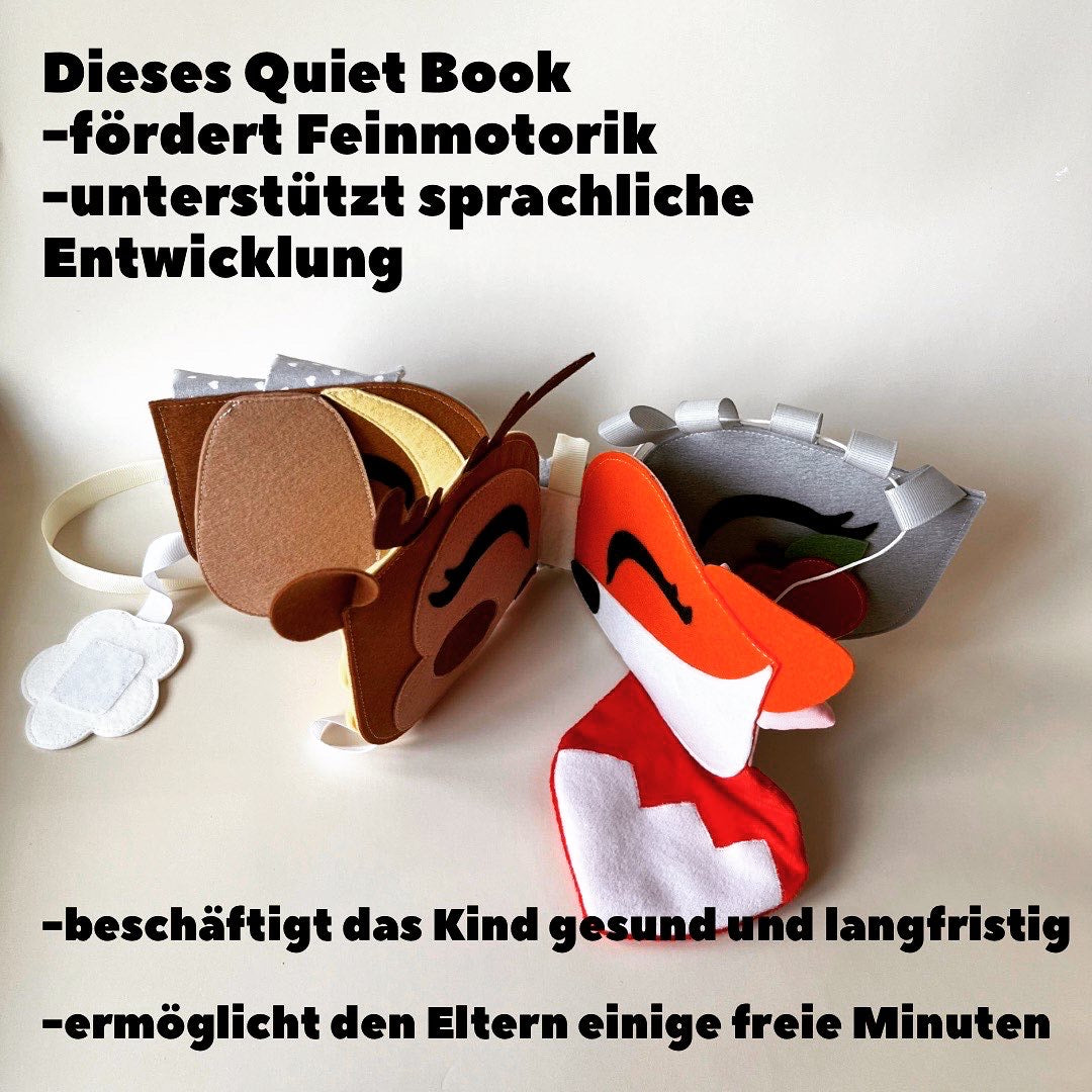 Mini Quiet Book „Hase“