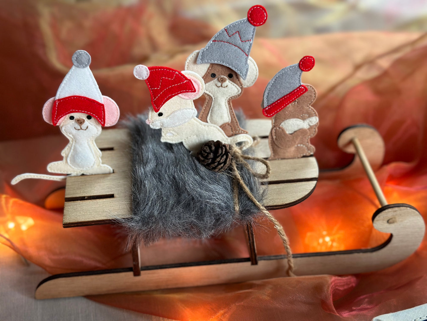 Quiet Book „XMAS-MICE“